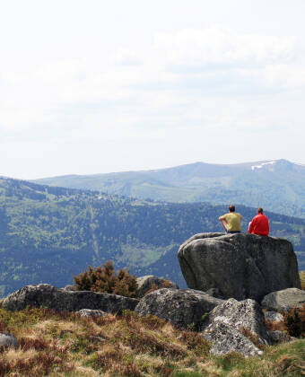 Explore beautiful Alsace hiking trails through forests, sandstone rocks and panoramic viewpoints